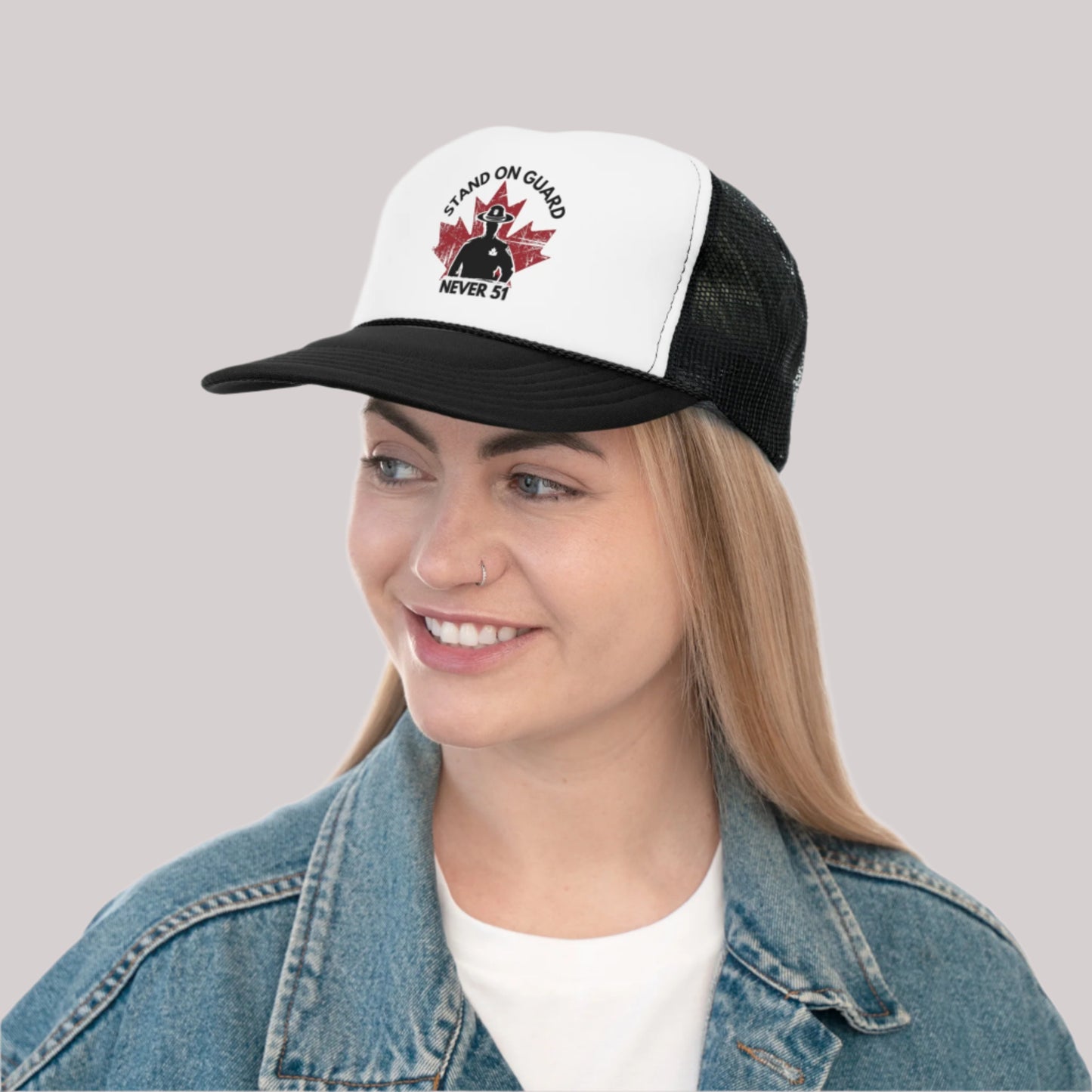 Stand On Guard / Never 51 - Unisex Trucker Cap