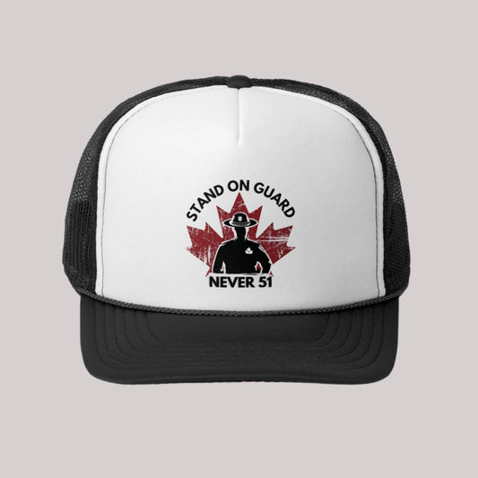 Stand On Guard / Never 51 - Unisex Trucker Cap