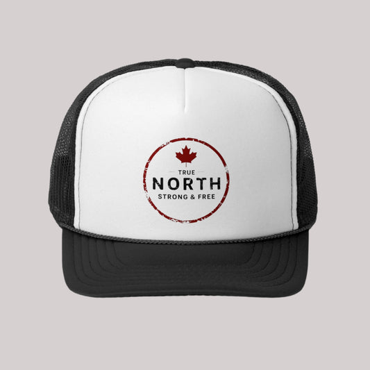 True North Strong & Free - Unisex Trucker Cap